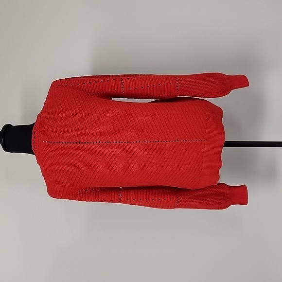 Women's Balloon Sleeve Sweater- Knox Rose - Picture 4 of 10